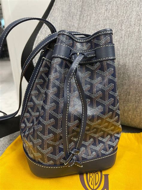 goyard bucket bag white|goyard bag price original.